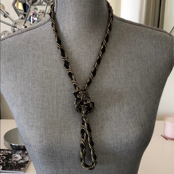 Nordstroms Gold metal chain versatile necklace - Picture 3 of 4